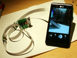 Remote camera for cell phone